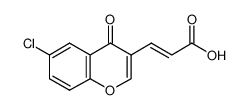 (2E)-3-(6-chloro-4-oxo-4H-chromen-3-yl)acrylic acid(SALTDATA: FREE) 42059-70-1