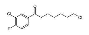7-chloro-1-(3-chloro-4-fluorophenyl)heptan-1-one 96%