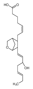 (5Z)-7-{(1R,4S,5S,6S)-6-[(1E,3S,5Z)-3-Hydroxy-1,5-octadien-1-yl]- 2-oxabicyclo[2.2.1]hept-5-yl}-5-heptenoic acid 946602-01-3