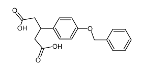 3-(4-phenylmethoxyphenyl)pentanedioic acid 165119-29-9