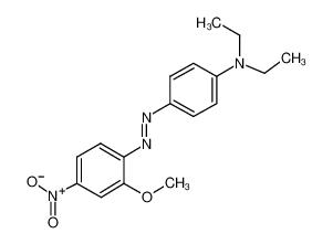 N,N-二乙基-4-[(2-甲氧基-4-硝基)苯基azo]苯胺