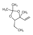 1330119-07-7 (4S,5S)-5-ethyl-2,2,4-trimethyl-4-vinyl-1,3-dioxolane