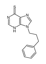 9-(3-phenylpropyl)-3H-purine-6-thione 33254-46-5