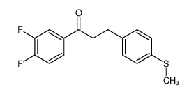 898781-79-8 structure, C16H14F2OS