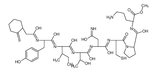 2-O-甲基酪氨酰-4-苏氨酰-8-鸟氨酰-9-去甘氨酰胺-催产加压素