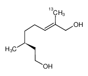 82426-16-2 spectrum, (S)-(-)-[9-13C]-10-hydroxycitronellol