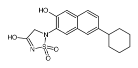 5-(7-Cyclohexyl-3-hydroxy-2-naphthyl)-1,2,5-thiadiazolidin-3-one 1,1-dioxide 941304-90-1