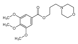 60439-46-5 3-吗啉基丙基 3,4,5-三甲氧基苯甲酸酯