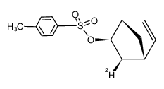 132856-14-5 spectrum, exo-3-deuteriobicyclo[2.2.1]hept-5-enyl tosylate