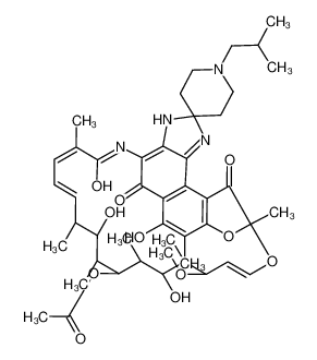 25-O-Deacetyl-23-O-acetyl Rifabutin 1242076-43-2