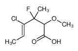 7235-16-7 spectrum, 4-chloro-3-fluoro-2-methoxy-3-methylhex-4-enoic acid