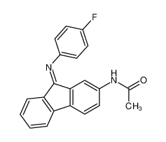 N-[9-(4-fluorophenyl)iminofluoren-2-yl]acetamide