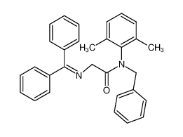 830326-42-6 N-benzyl-N-(2,6-dimethylphenyl)-2-((diphenylmethylene)amino)acetamide