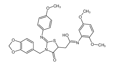 6587-95-7 structure, C28H27N3O7S