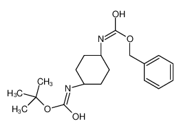 benzyl N-[4-[(2-methylpropan-2-yl)oxycarbonylamino]cyclohexyl]carbamate 296270-92-3