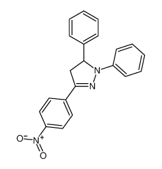 6969-06-8 5-(4-nitrophenyl)-2,3-diphenyl-3,4-dihydropyrazole