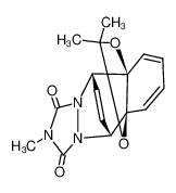 2,15,15-trimethyl-5ac,9ac-[1,3]dioxapropano-5r,10c-etheno-[1,2,4]triazolo[1,2-a]phthalazine-1,3-dione