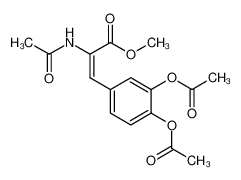 甲基(2Z)-2-乙酰氨基-3-(3,4-二乙酰氧基苯基)丙烯酸酯