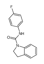 N-(4-fluorophenyl)-2,3-dihydroindole-1-carboxamide 89731-84-0