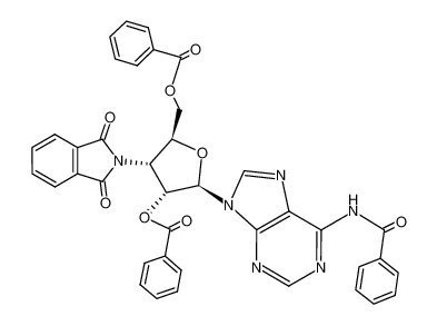 121292-29-3 N6,O2',O5'-tribenzoyl-3'-phthalimido-3'-deoxy-adenosine