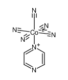 64915-93-1 structure, C9H4CoN7-