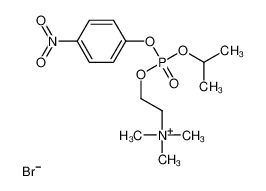 trimethyl-[2-[(4-nitrophenoxy)-propan-2-yloxyphosphoryl]oxyethyl]azanium,bromide 3275-51-2