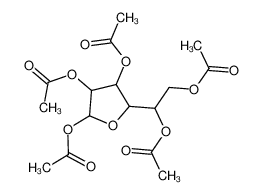 [2-acetyloxy-2-(3,4,5-triacetyloxyoxolan-2-yl)ethyl] acetate 10535-09-8