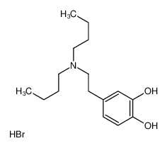 4-[2-(dibutylamino)ethyl]benzene-1,2-diol,hydrobromide 65273-67-8