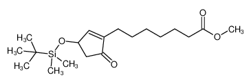 methyl 7-[3-[tert-butyl(dimethyl)silyl]oxy-5-oxocyclopenten-1-yl]heptanoate 161978-56-9