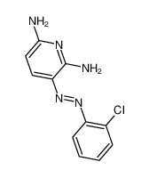 3-(2-氯苯基)二氮烯基吡啶-2,6-二胺