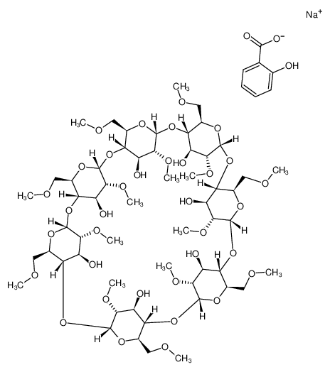 199009-79-5 structure, C63H103NaO38