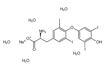 L-Thyroxine sodium salt pentahydrate 6106-07-6