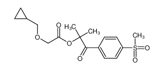 246869-15-8 structure, C17H22O6S