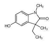 3-ethyl-5-hydroxy-1,3-dimethyl-1,3-dihydro-indol-2-one 120713-59-9