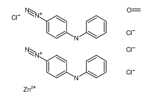 zinc,4-anilinobenzenediazonium,formaldehyde,tetrachloride 67290-46-4