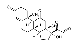 2-[(8S,9S,10R,13S,14S,17R)-17-hydroxy-10,13-dimethyl-3,11-dioxo-1,2,6,7,8,9,12,14,15,16-decahydrocyclopenta[a]phenanthren-17-yl]-2-oxoacetaldehyde