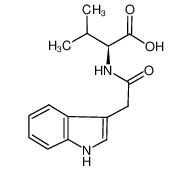 (2S)-2-[[2-(1H-indol-3-yl)acetyl]amino]-3-methylbutanoic acid 57105-42-7