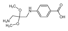 77773-79-6 N-(1-Amino-2,2-dimethoxypropyl)-p-aminobenzoic acid