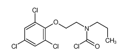 N-propyl-N-[2-(2,4,6-trichlorophenoxy)ethyl]carbamoyl chloride 73616-22-5