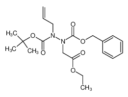 2-benzyl 1-(tert-butyl) 1-allyl-2-(2-ethoxy-2-oxoethyl)hydrazine-1,2-dicarboxylate 165450-46-4