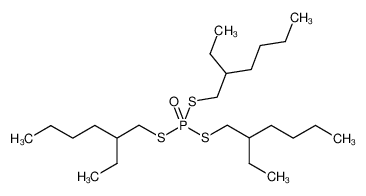 3-[bis(2-ethylhexylsulfanyl)phosphorylsulfanylmethyl]heptane 181629-03-8