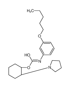 [(2R)-2-吡咯烷-1-基环己基]N-(3-戊氧基苯基)氨基甲酸酯