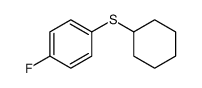 1-cyclohexylsulfanyl-4-fluorobenzene 61671-42-9