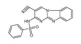 N-(3-cyanopyrimido[1,2-a]benzimidazol-2-yl)benzenesulfonamide