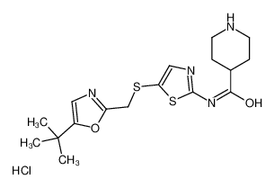 345627-90-9 structure, C17H25ClN4O2S2