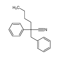 2-benzyl-2-phenylhexanenitrile