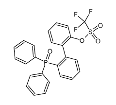 155566-49-7 (+/-)-2-(diphenylphosphinyo)-2'-(((trifluoromethyl)sulfonyl)oxy)biphenyl