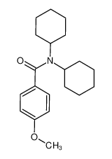 N,N-dicyclohexyl-4-methoxybenzamide