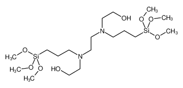 2-[2-[2-hydroxyethyl(3-trimethoxysilylpropyl)amino]ethyl-(3-trimethoxysilylpropyl)amino]ethanol 214362-07-9