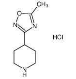 5-methyl-3-piperidin-4-yl-1,2,4-oxadiazole,hydrochloride 280110-73-8